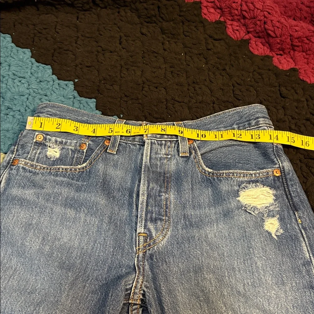 Distressed Levi’s Premium 501 S - Picture 8 of 13